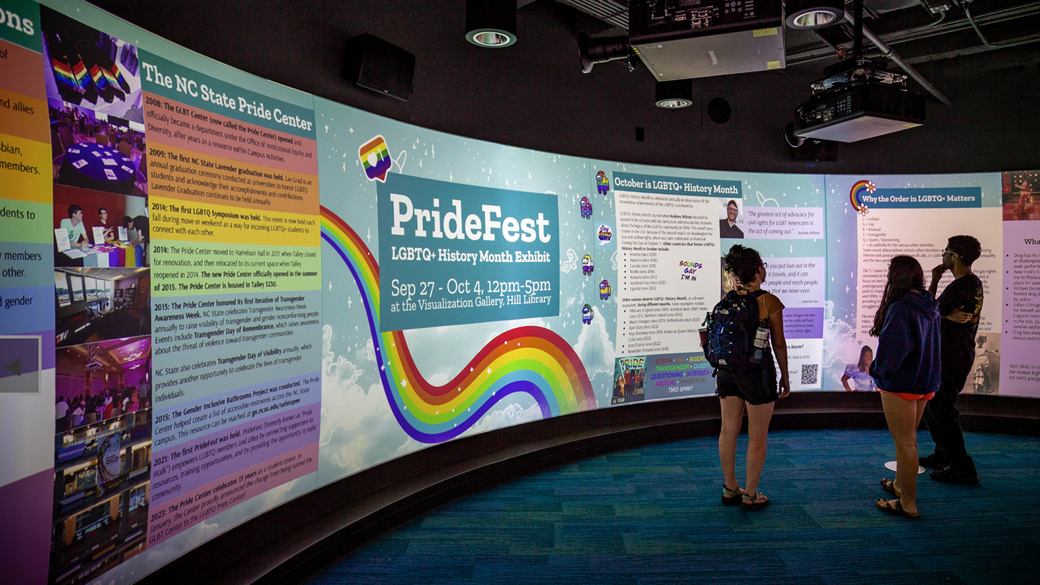 DH Hill Exhibit for PrideFest