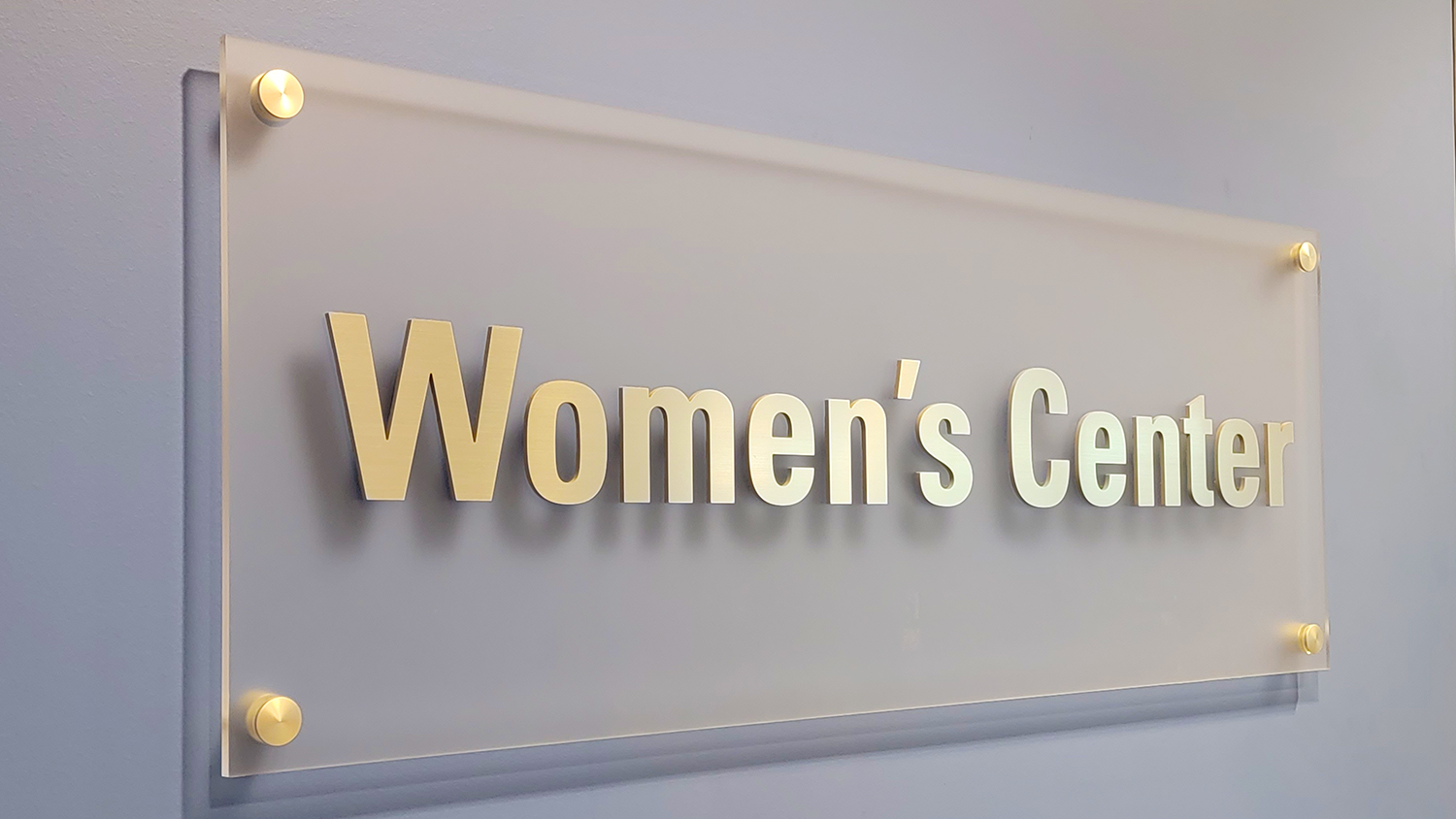 Women's Center Sign