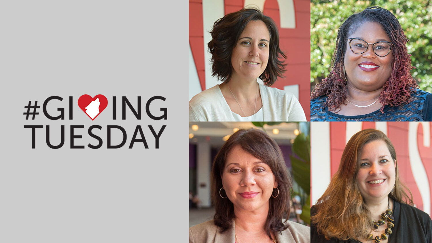 Giving Tuesday message from the four Campus Community Center directors