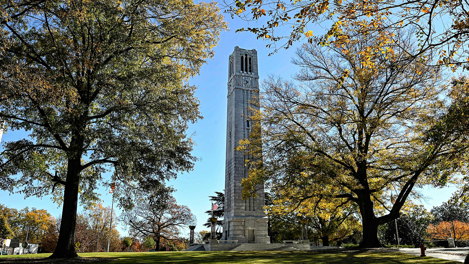 Fall Belltower at NC State