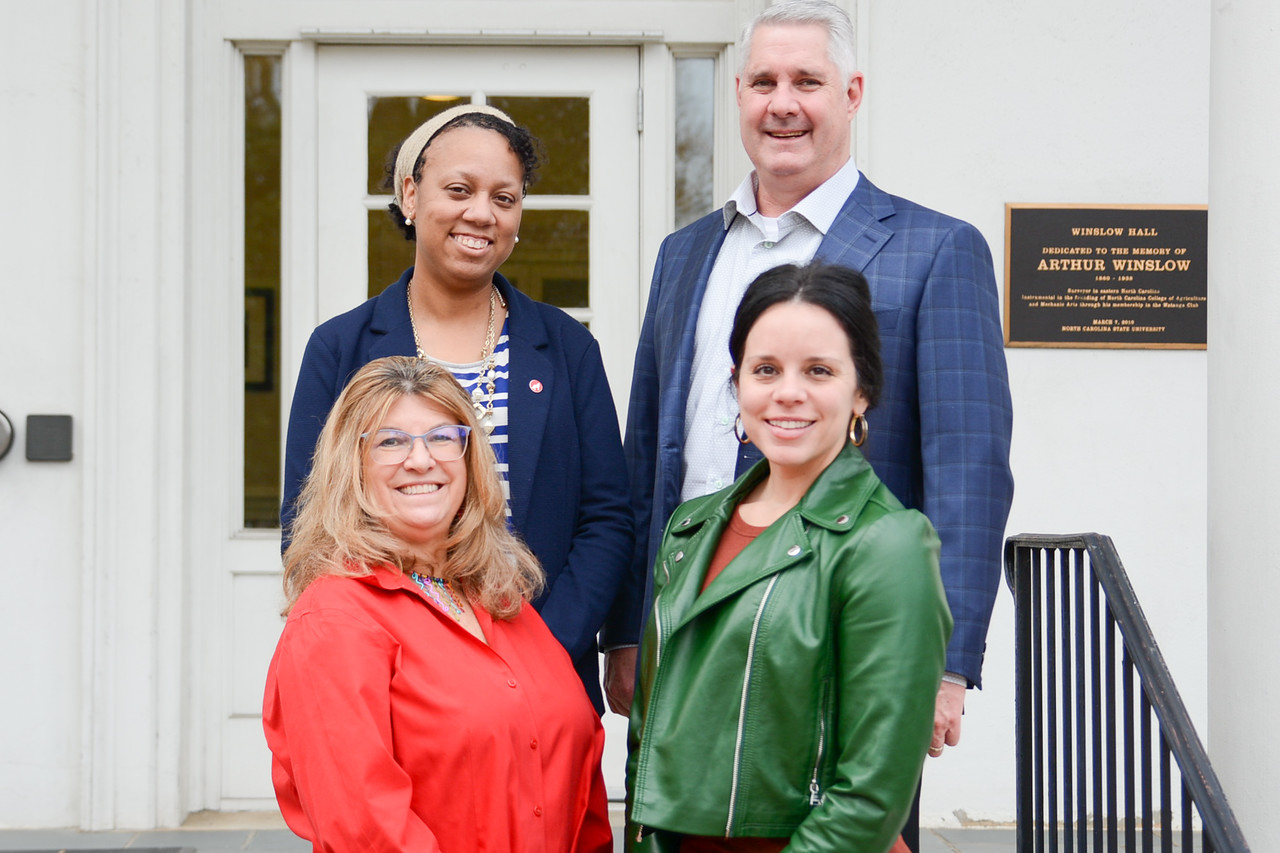 The 2022-23 cohort of The Credential certificate program included staff and faculty members Kalyca Becktel, Jessica Jameson, Blake Kannar and Jamila Simpson.
